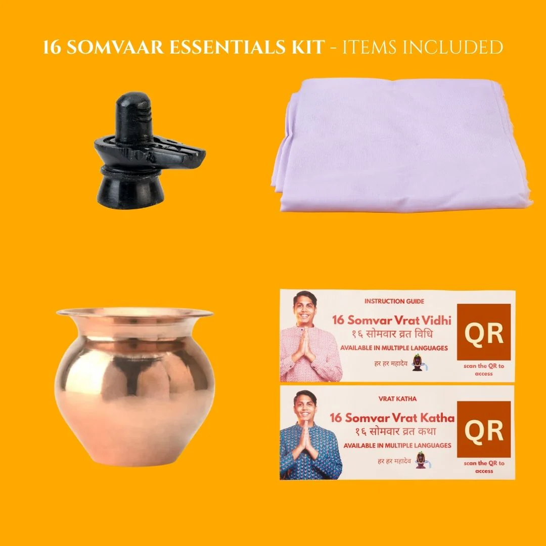 Solah Somvar Vrat Basic Kit – 16 Somvar Vrat Starter Pack