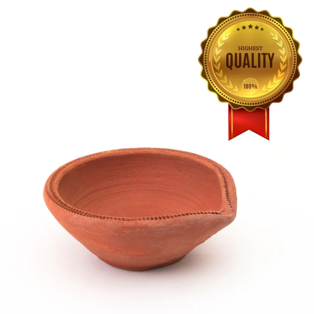 Handcrafted Akhand Diya β Clay/Mitti ka Diya for Pooja & Diwali (1 Pc & 2 Pcs) - Image 7