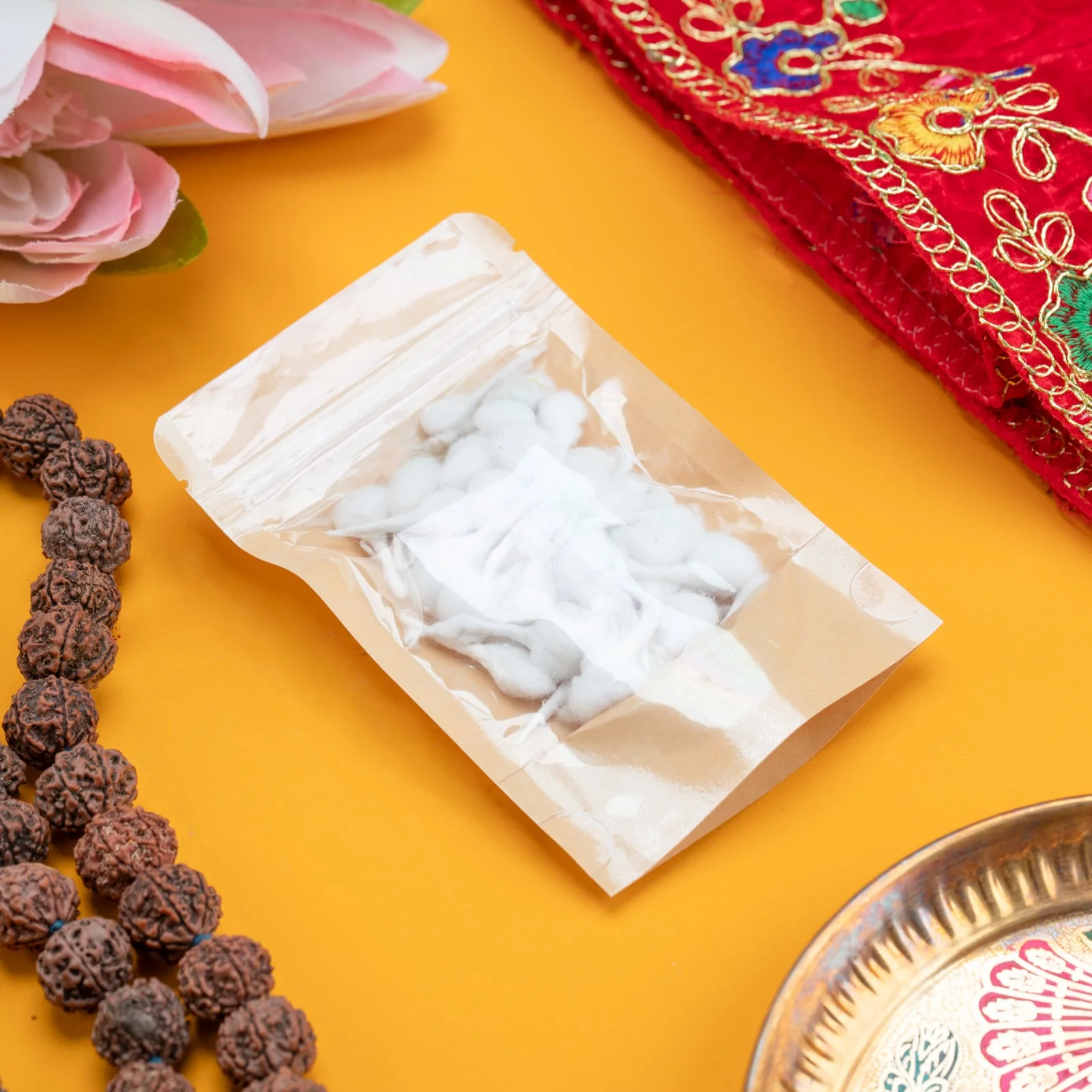 Batti | Pure Cotton Wicks for Diya & Pooja – Pack of 50 Pcs, 100 Pcs & 250 Pcs - Image 3