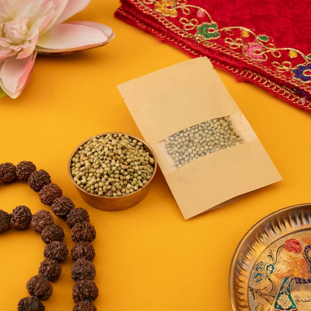 Coriander Seeds (Sabut Dhaniya) – Sacred for Pooja (10g) - Image 3