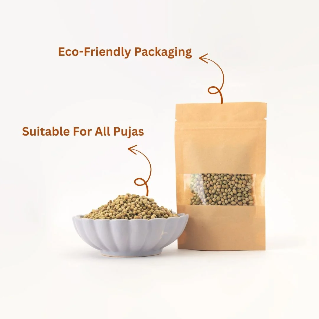 Coriander Seeds (Sabut Dhaniya) – Sacred for Pooja (10g) - Image 4