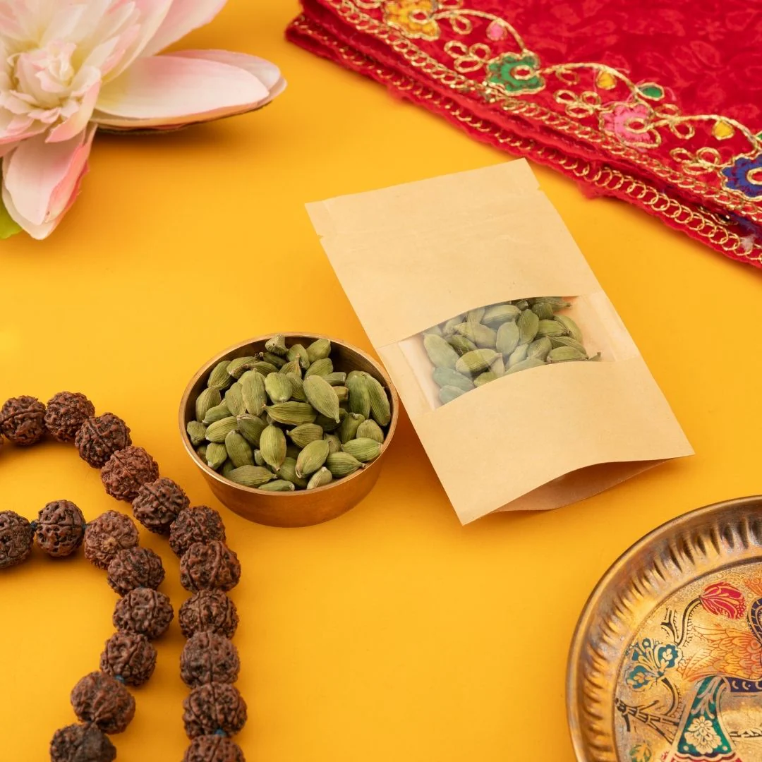 Elaichi (Premium Green Cardamom) – Sacred for Pooja (10g) - Image 3