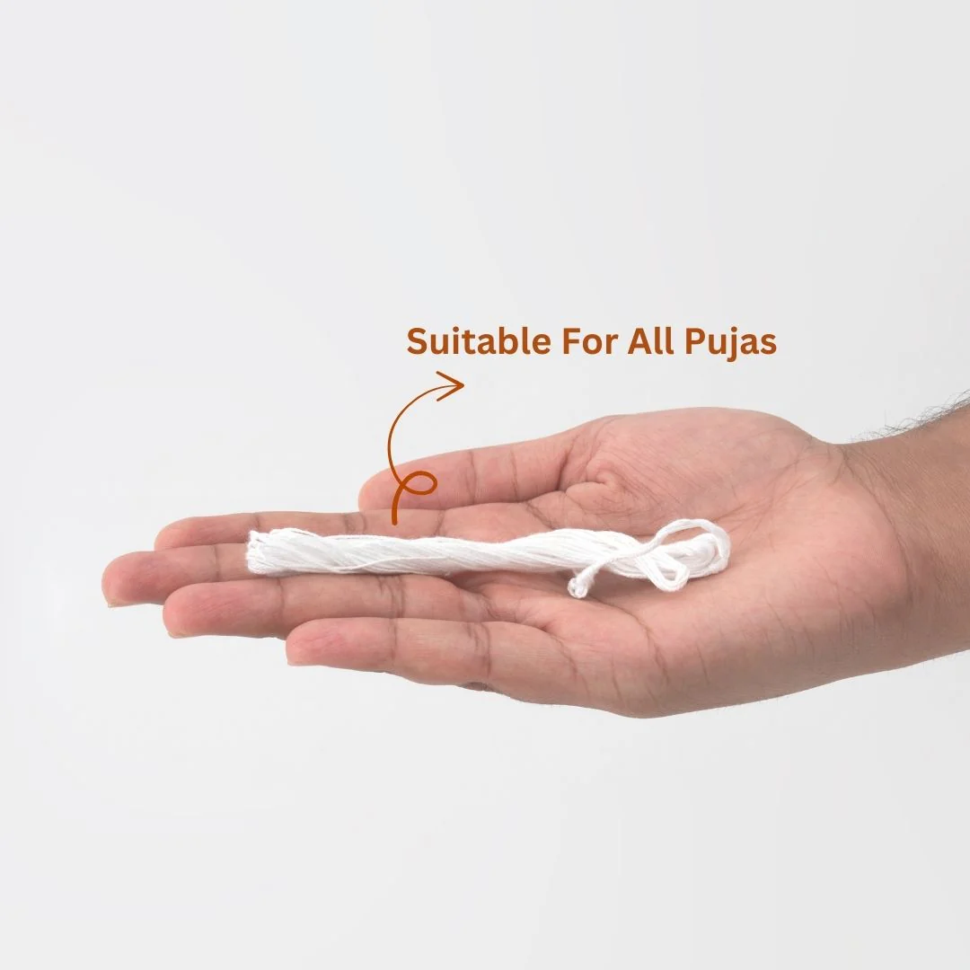 Sacred Janeu (Upnayan Sanskar) for Thread Ceremony & Pooja – Pack of 1 Pc & 5 Pcs - Image 4