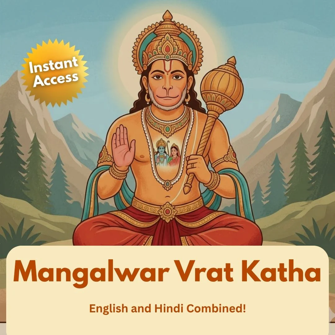 Mangalvar Vrat Katha E-Book – Complete Lord Hanuman Tuesday Fasting Vidhi & Story