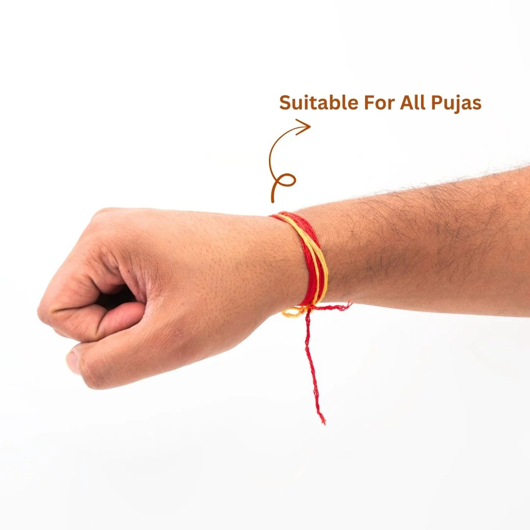 Mauli (Kalawa) - Sacred Thread for Puja & Rituals (10g) - Image 3