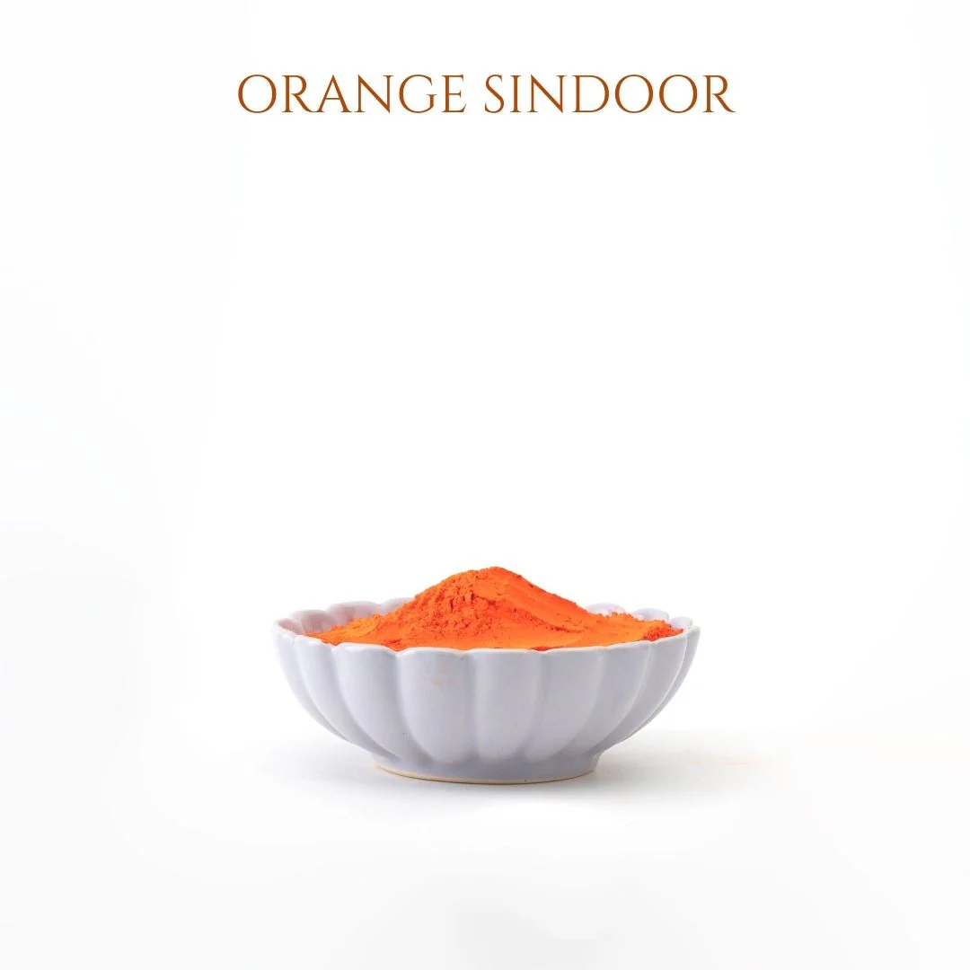 Orange Sindoor Powder – Sacred for Pooja (30g) - Image 2