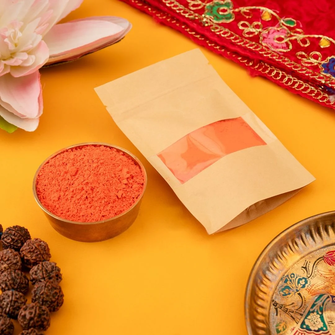 Orange Sindoor Powder – Sacred for Pooja (30g) - Image 5