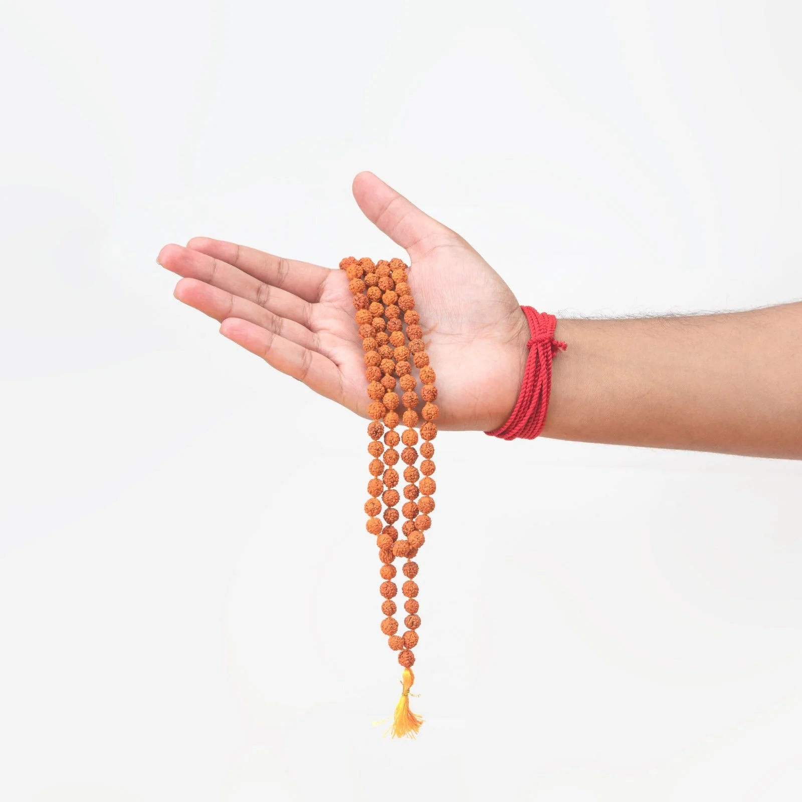 Original Rudraksha Mala (108 Beads) β Panch Mukhi Rudraksha (1 Pc) - Image 5