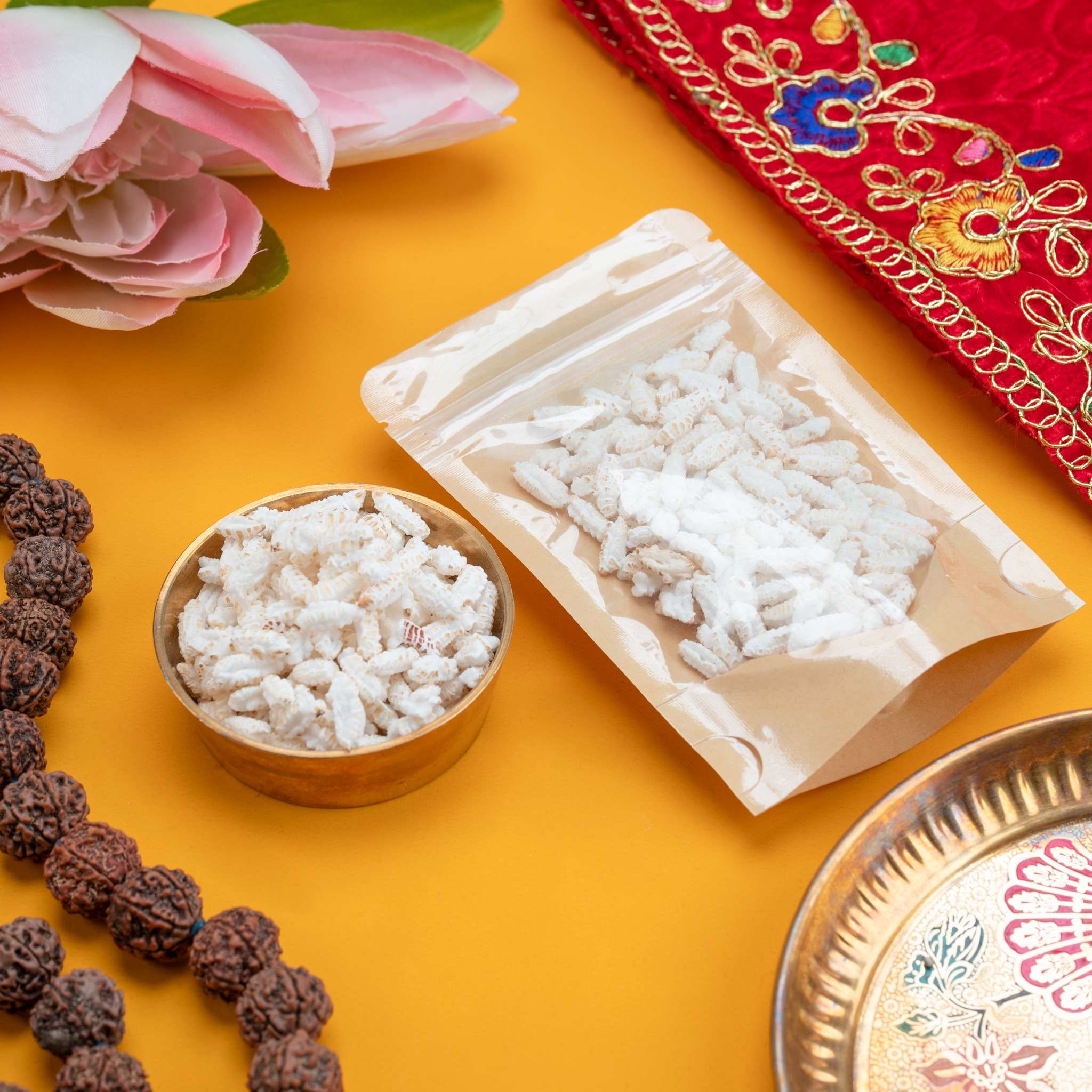 Kheel (Murmure) for Diwali Puja - Sacred Puffed Rice (20g) - Image 3