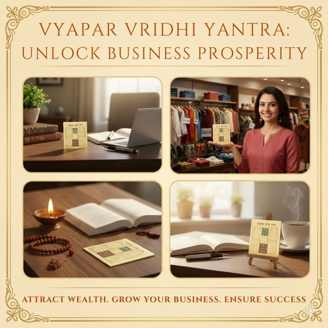 Shree Vyapar Vridhi Yantra – Sampurna Business Growth & Success (8.5x8.5 cm) - Image 3
