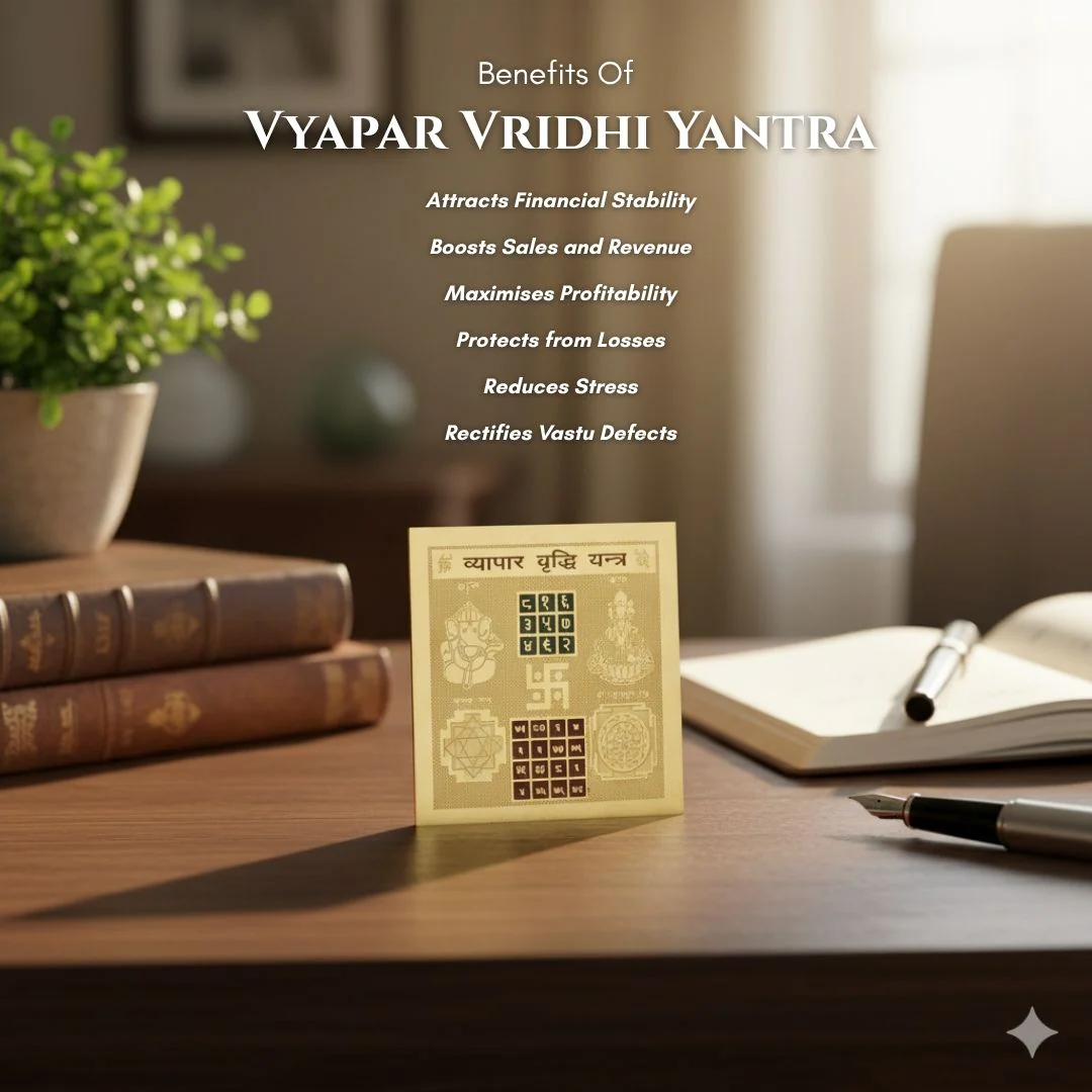 Shree Vyapar Vridhi Yantra – Sampurna Business Growth & Success (8.5x8.5 cm) - Image 4